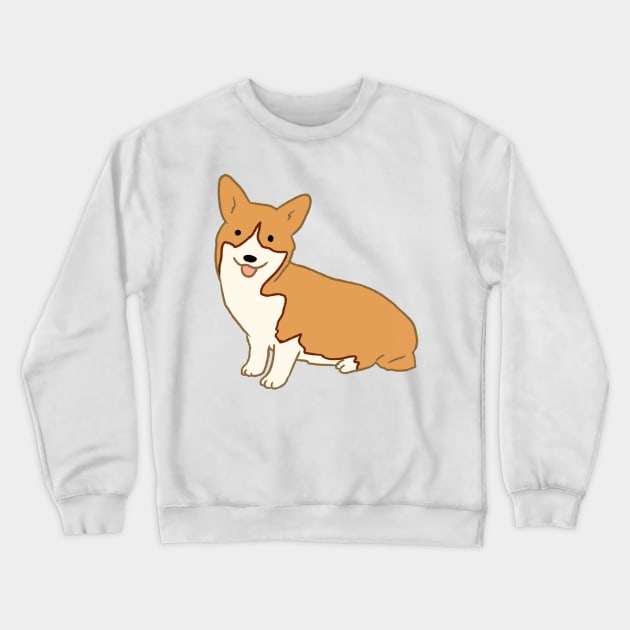 Corgi art Crewneck Sweatshirt by Mayarart